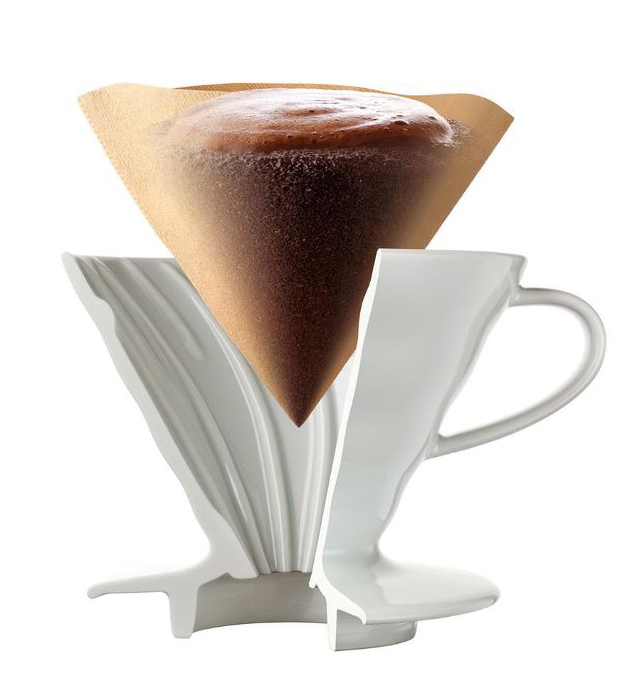 Hario V60-02 Keramik weiß